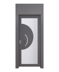 BY-6005V Porte intérieure Laqué Vitrée